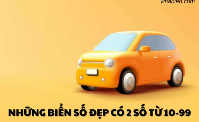 Những biển số đẹp có 2 số từ 10-99