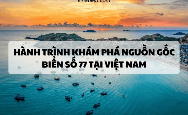 Hành Trình Khám Phá Nguồn Gốc Biển Số 77 Tại Việt Nam