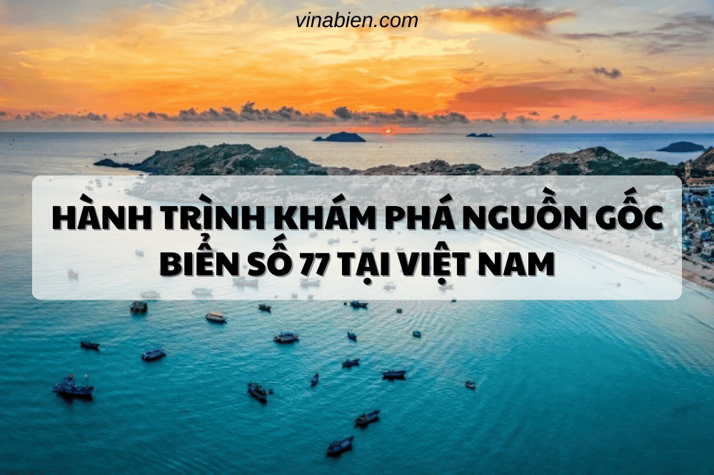 Hành Trình Khám Phá Nguồn Gốc Biển Số 77 Tại Việt Nam